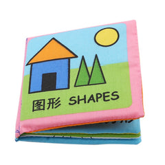 6 Pages Baby Soft Cloth Book Child's Early Educational Development