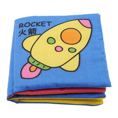 6 Pages Baby Soft Cloth Book Child's Early Educational Development