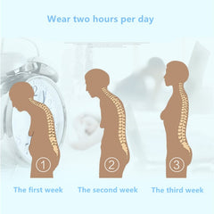 Back Brace Posture Corrector  Adjustable Straps