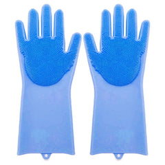 SILICONE SCRUBBER CLEANING GLOVES