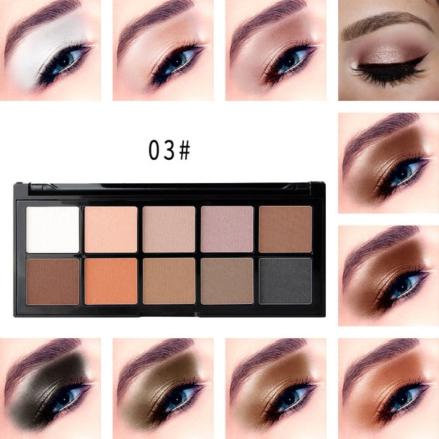 Matte and Shimmer Eyeshadow Palette