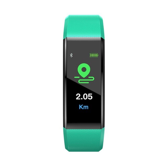 Waterproof Smart Pedometer Watch Band with Step Calories Counter