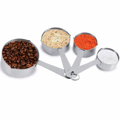 4 Pcs/Set  Stainless Steel Measuring Cups