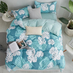 Flower Soft Comfortable 4pcs Bedding Set