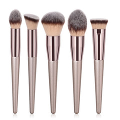 Luxury Champagne makeup brushes