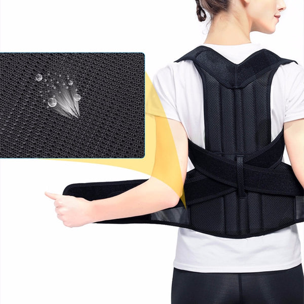 Back Brace Posture Corrector  Adjustable Straps