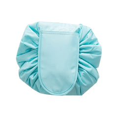 Women  Drawstring Travel Cosmetic Makeup Foldable Organizer