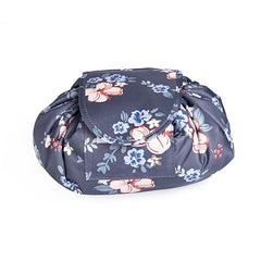 Women  Drawstring Travel Cosmetic Makeup Foldable Organizer