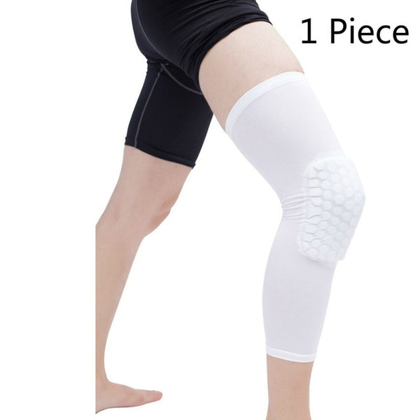 Knee Compression Pads Long Leg Sleeve Brace Protection