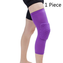 Knee Compression Pads Long Leg Sleeve Brace Protection