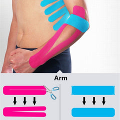 Pre-Cut Sports Muscle Tape Kinesiology Tape