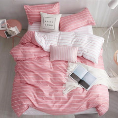 Flower Soft Comfortable 4pcs Bedding Set