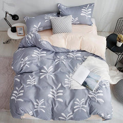 Flower Soft Comfortable 4pcs Bedding Set