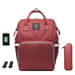 DIAPER BAG WITH USB CHARGER